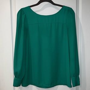Green blouse